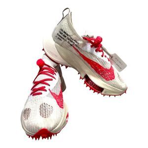 Nike ZoomX Vaporfly Next% 2 Mens Running Sneakers Shoes Size 8.5 White Red NEW